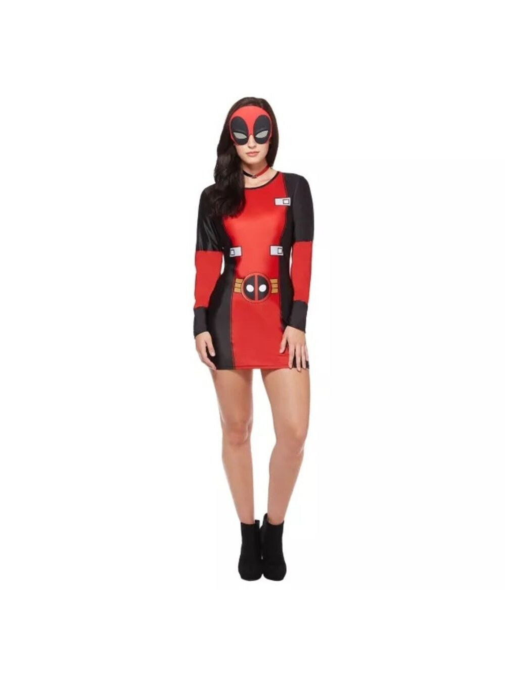 Marvel Deadpool Bodycon Dress by Mighty Fine - Size Small